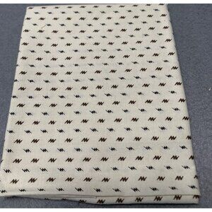 Brown "M" Pattern Cotton Fat Quarter Fabric 18" x 22" Sewing & Craft Supplies